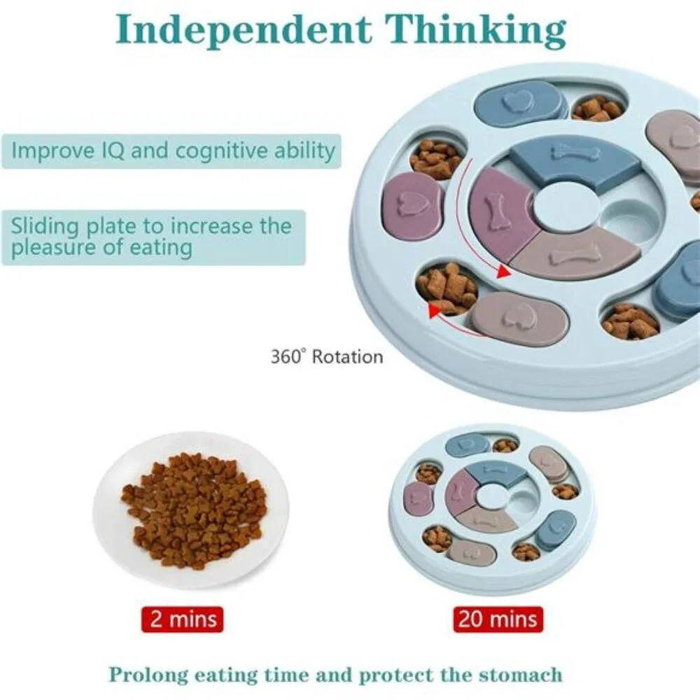 Dog Puzzle Toys,Dogs Food Puzzle Feeder Toys for IQ Training & Mental Enrichment